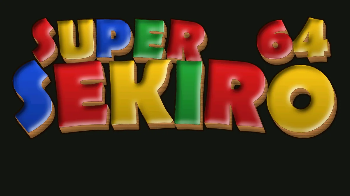 Super Sekiro 64 title logo published in the creator repository